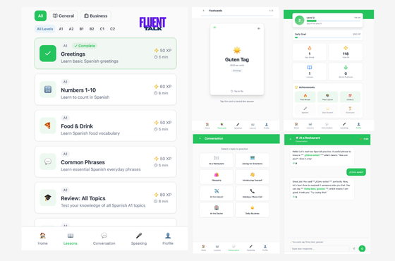 Fluentbe Language Learning Fluent Talk Ai